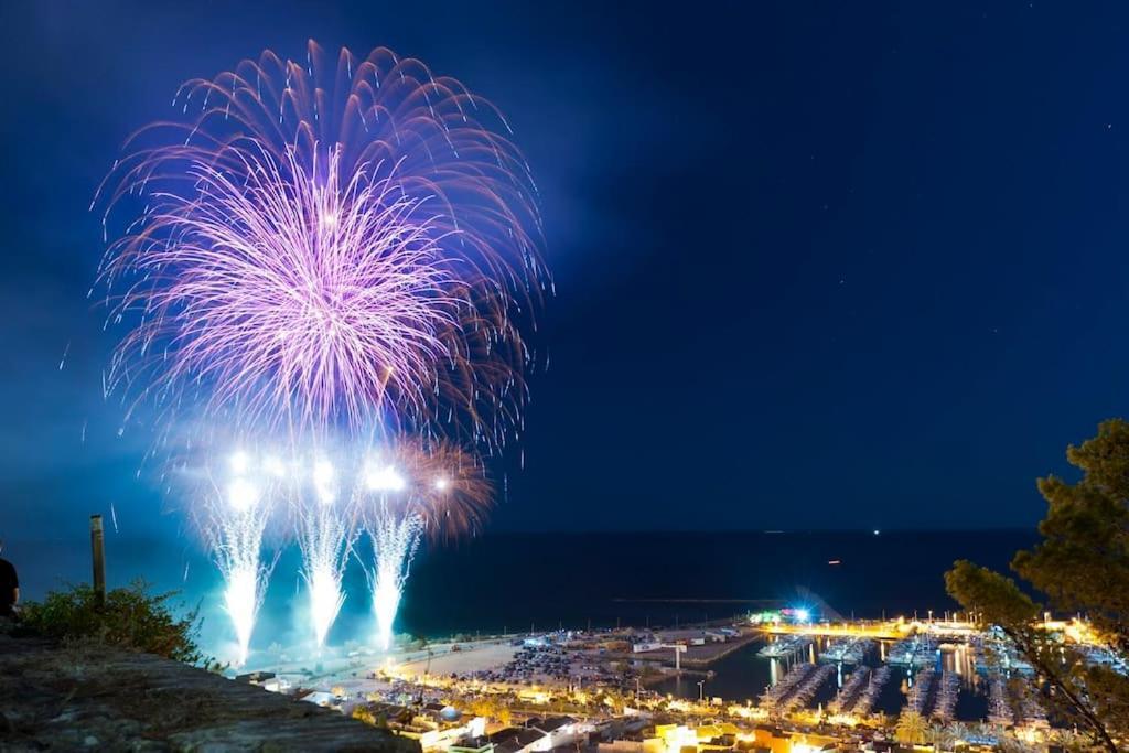 LA NARANJAA primera linea de PLAYA con WIFI y PARKING GRATIS Dénia Esterno foto