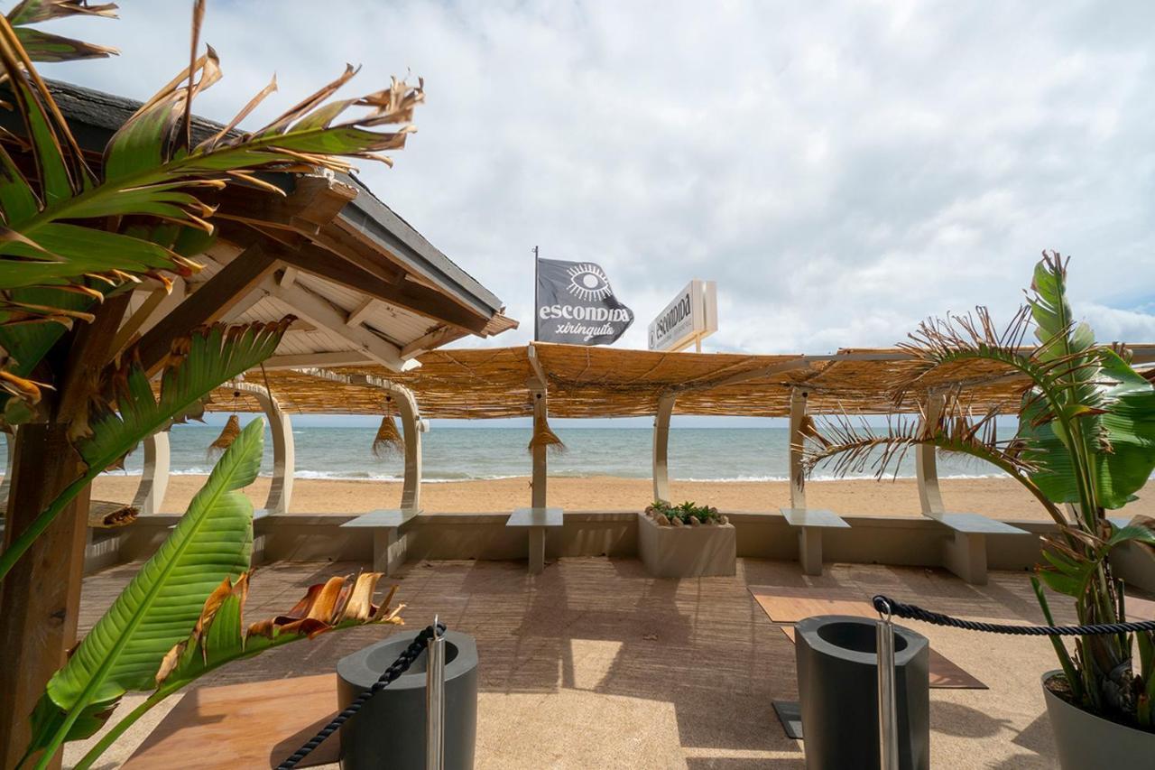 LA NARANJAA primera linea de PLAYA con WIFI y PARKING GRATIS Dénia Esterno foto